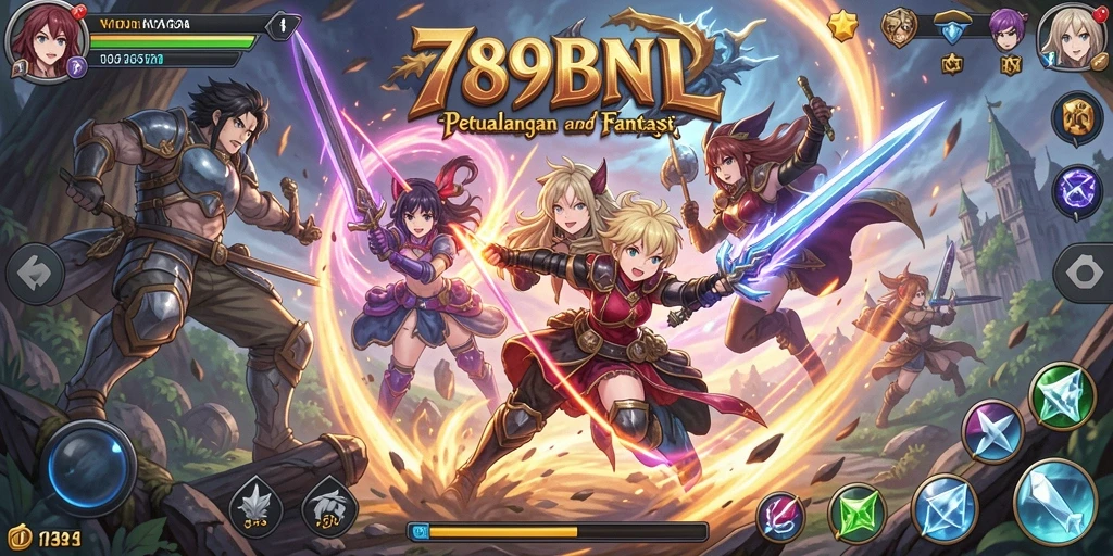 Screenshot tampilan gameplay Anime yang mendebarkan.
