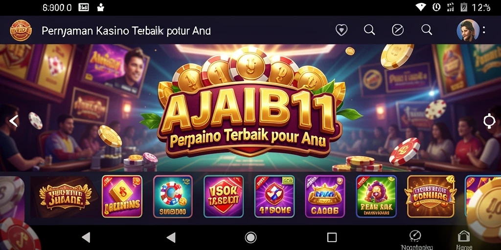 Tampilan gameplay Kasino yang mengasyikkan di AJAIB11.