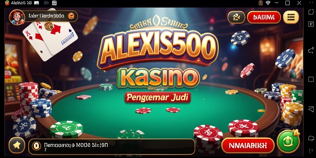 Gameplay menakjubkan dalam ALEXIS500 dengan grafis kasino yang mengesankan.