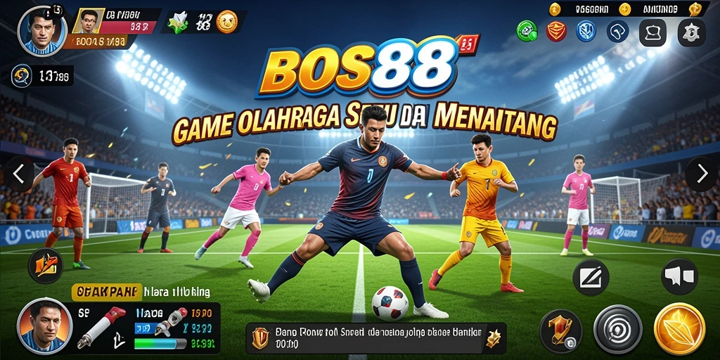 Tangkapan layar BOS88 menampilkan gameplay olahraga yang menarik dan kompetitif.