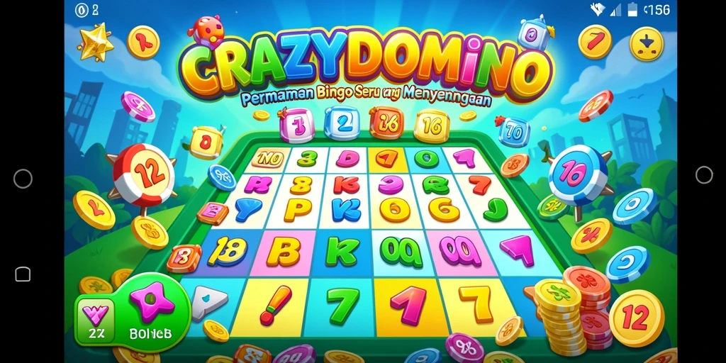 Tangkapan layar gameplay <strong>CRAZYDOMINO</strong> saat seru bermain Bingo dengan teman.