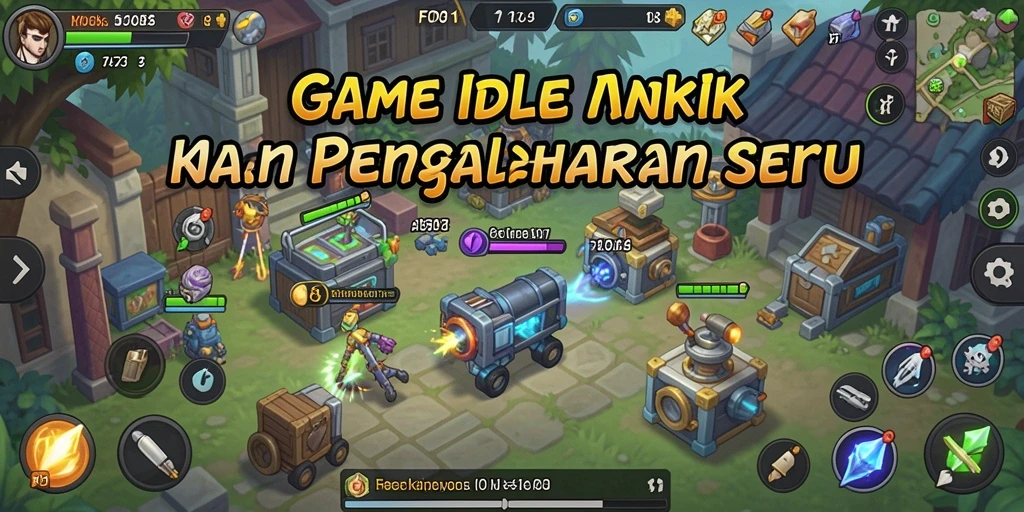 Tangkapan layar gameplay FO8 yang menunjukkan keseruan permainan Idle.