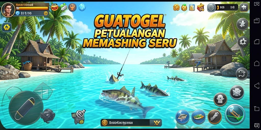 Tangkapan ikan dalam GUATOGEL yang menakjubkan dan seru.