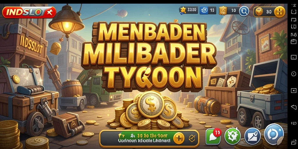 Tampilan gameplay menakjubkan dengan manajemen kasino yang mendebarkan.