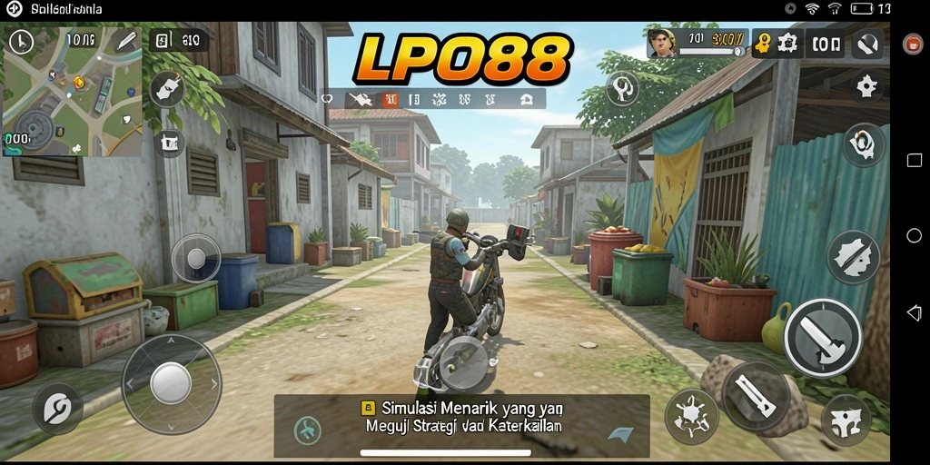 Tampilan gameplay LPO88 menampilkan elemen simulasi yang interaktif dan menarik.