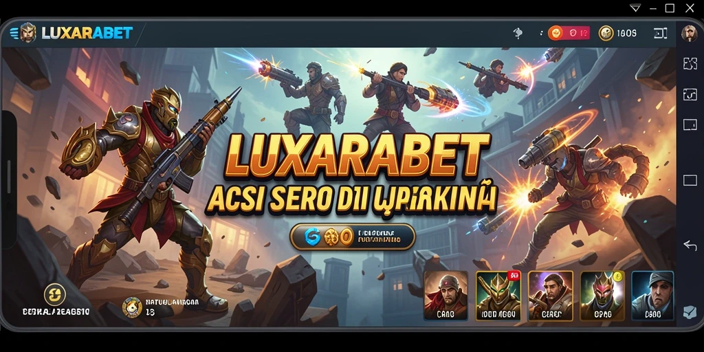 Tampilan gameplay LUXARABET yang menegangkan dan penuh aksi.