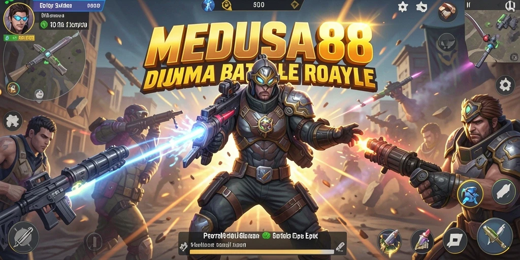 Tampilan gameplay MEDUSA88 yang mendebarkan dan penuh aksi.