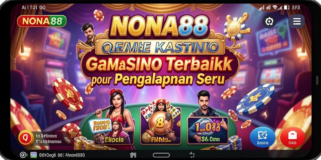 Gameplay NONA88 menampilkan suasana kasino yang nyata dan mendebarkan.
