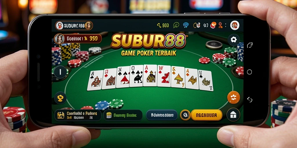 Tangkapan layar SUBUR88 menampilkan suasana seru saat bermain Poker.