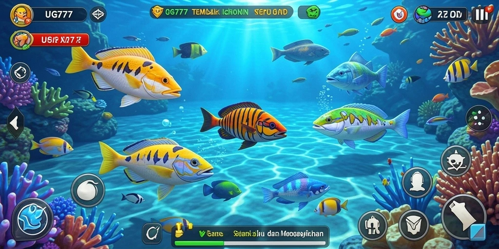 Gameplay seru Tembak Ikan di UG777 yang penuh warna.
